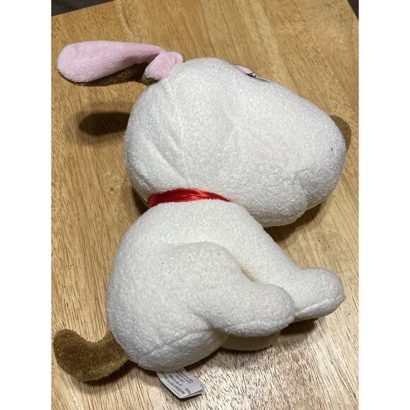 Hallmark Stuffed Animal Bull Terrier Puppy Dog Plush Toy Big Head Brown Dog - Picture 5 of 7